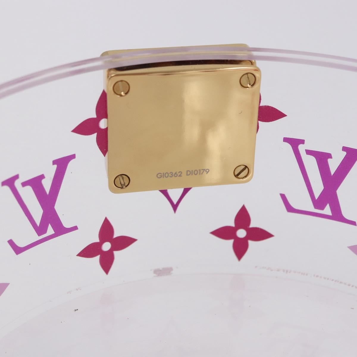 Louis Vuitton Box Scott Trunk Monogram Plexiglass Clear Plastic Wallets Accessory (Pre-Owned)