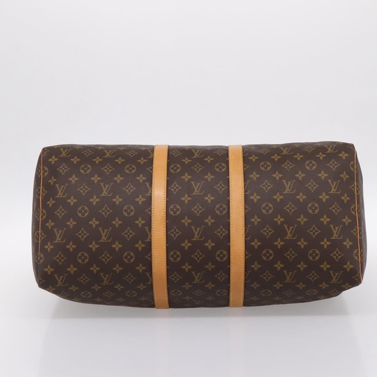 Louis Vuitton Keepall Monogram Canvas Brown Canvas Travel Bag Bag (Pre-Owned)