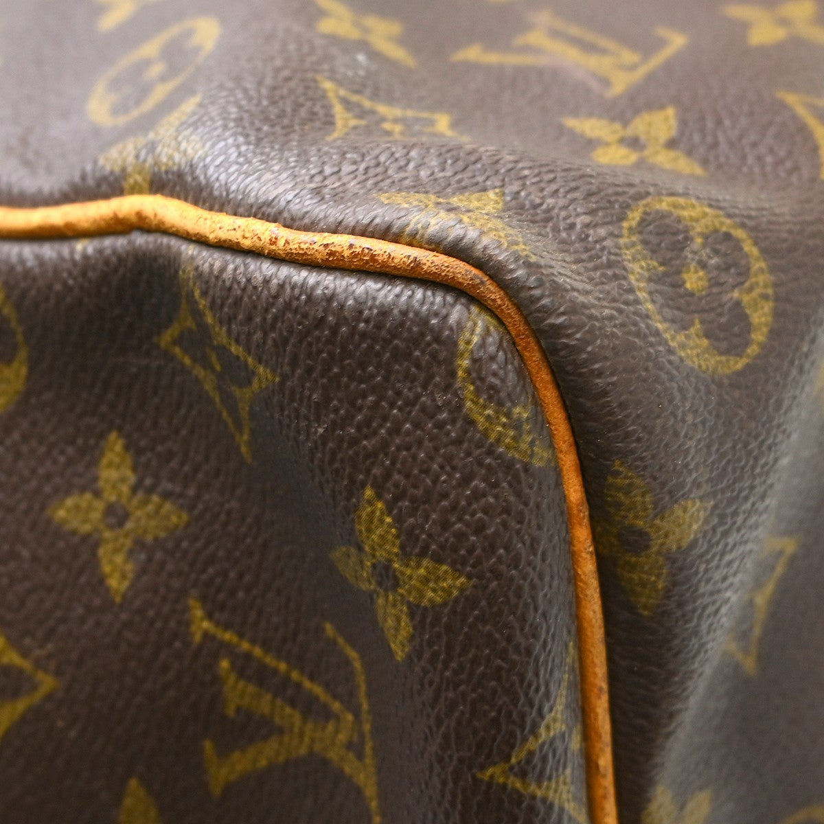 Louis Vuitton Keepall Monogram Canvas Brown Canvas Travel Bag Bag (Pre-Owned)