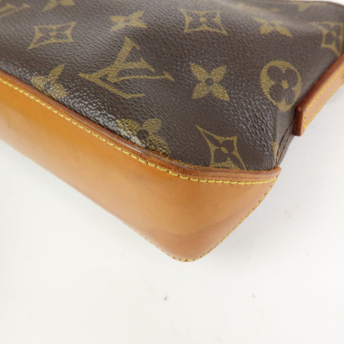 Louis Vuitton Trotteur Monogram Canvas Brown Canvas Handbag (Pre-Owned)