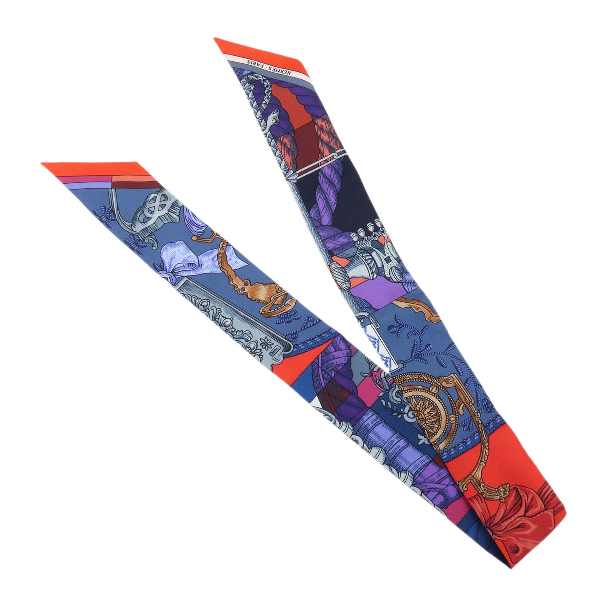 Hermes Twilly Scarf Silk Multicolour Silk Scarve & Shawl Accessory (Pre-Owned)