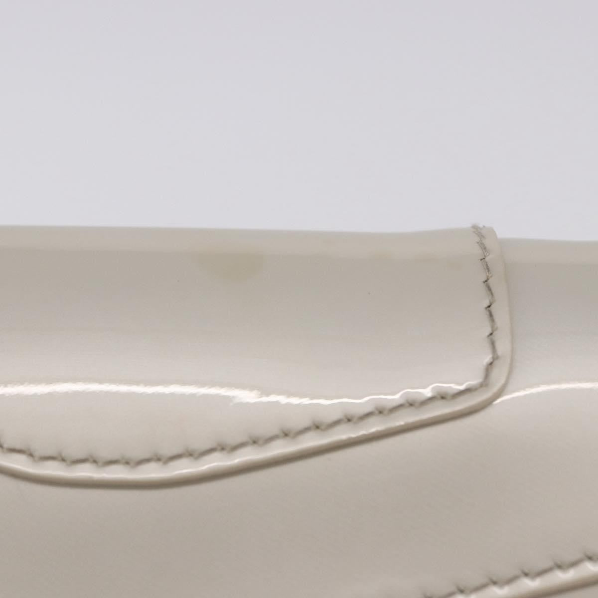 Bvlgari Serpenti Forever Patent White Patent_Leather Shoulder Bag Bag (Pre-Owned)