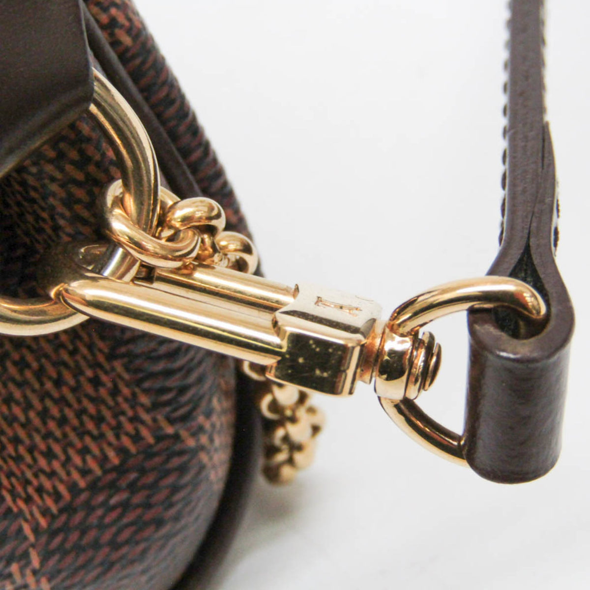 Louis Vuitton Eva Damier Brown Canvas Handbag (Pre-Owned)