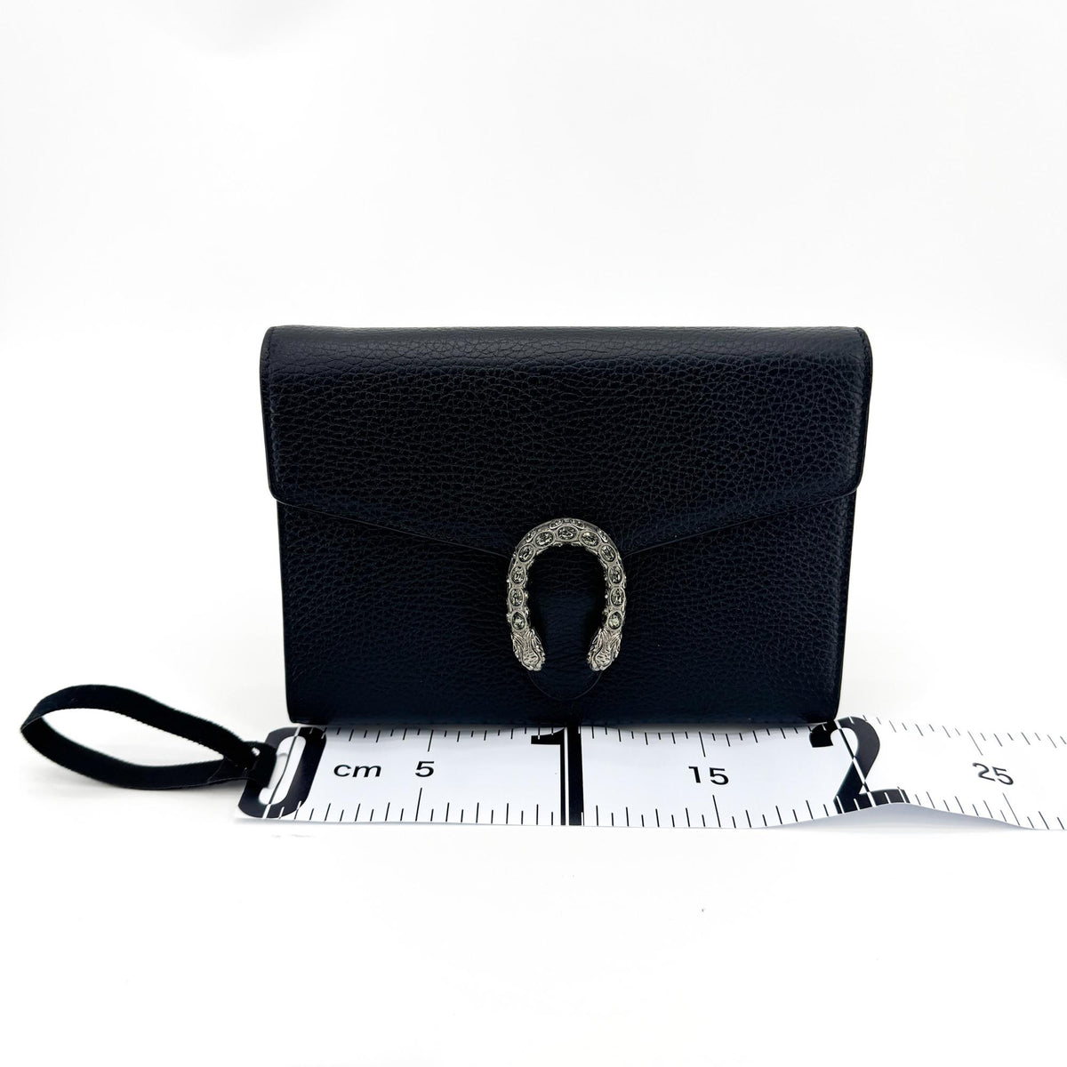 Gucci Dionysus Leather Black Leather Shoulder Bag Bag (Pre-Owned)