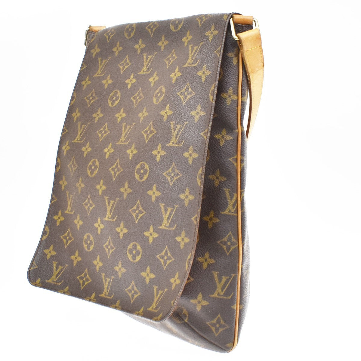 Louis Vuitton Musette Perforated Monogram Canvas Brown Canvas Handbag (Pre-Owned)