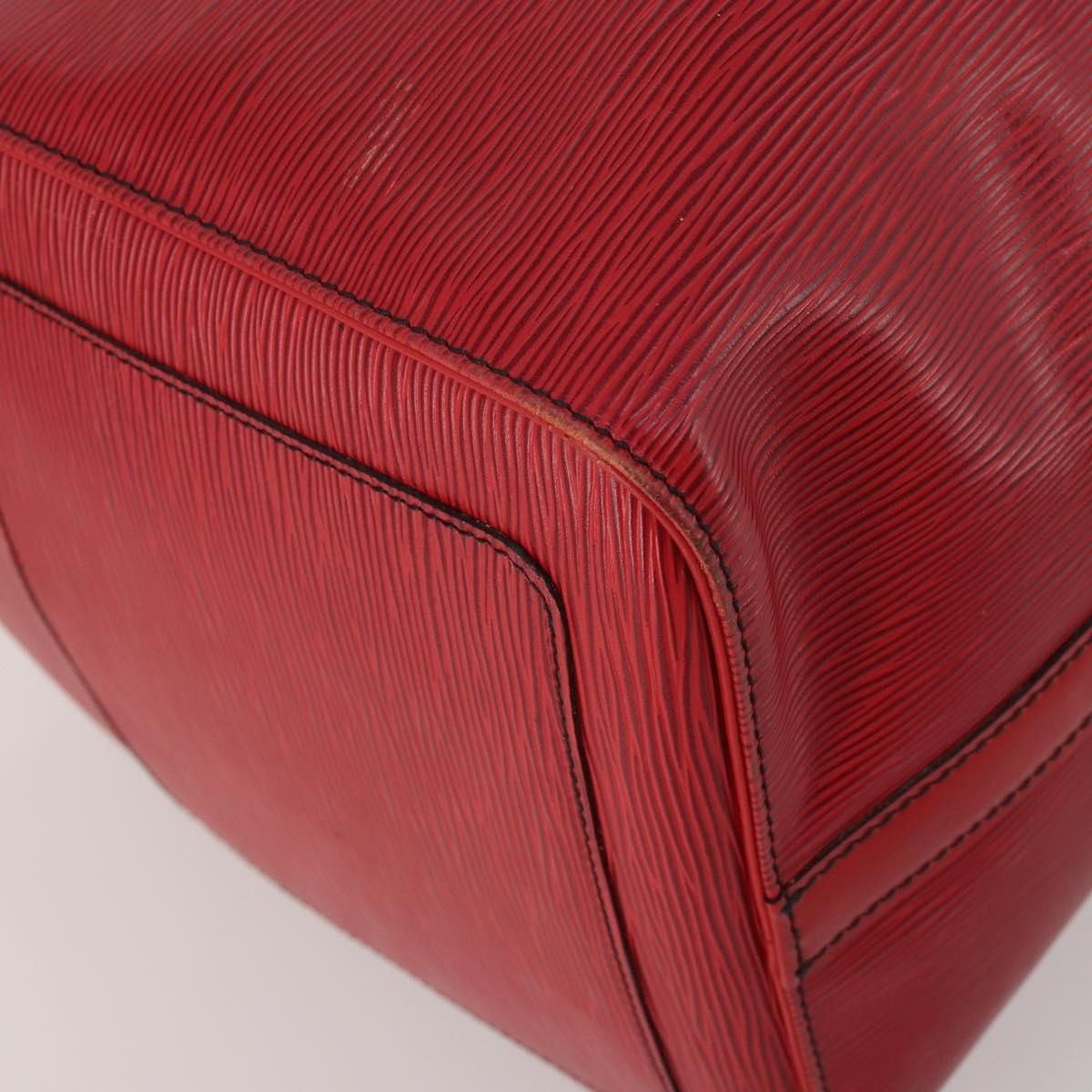 Louis Vuitton Keepall Epi Red Leather Travel Bag Bag (Pre-Owned)