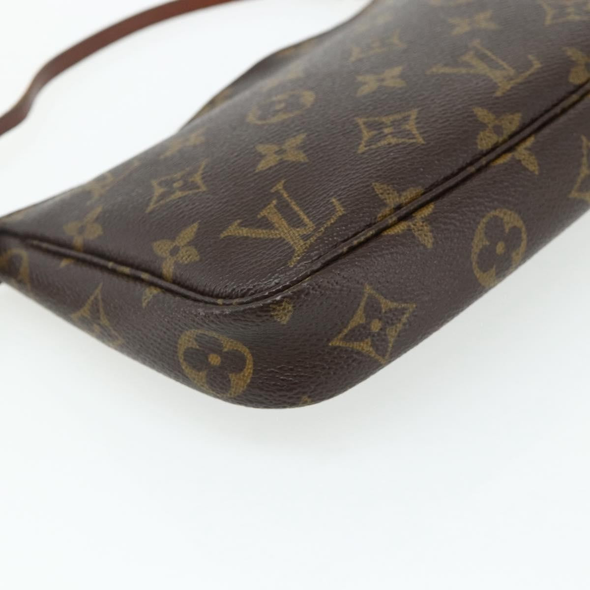 Louis Vuitton Pochette Accessoires Nm Monogram Canvas Brown Canvas Clutche & Pouche Bag (Pre-Owned)
