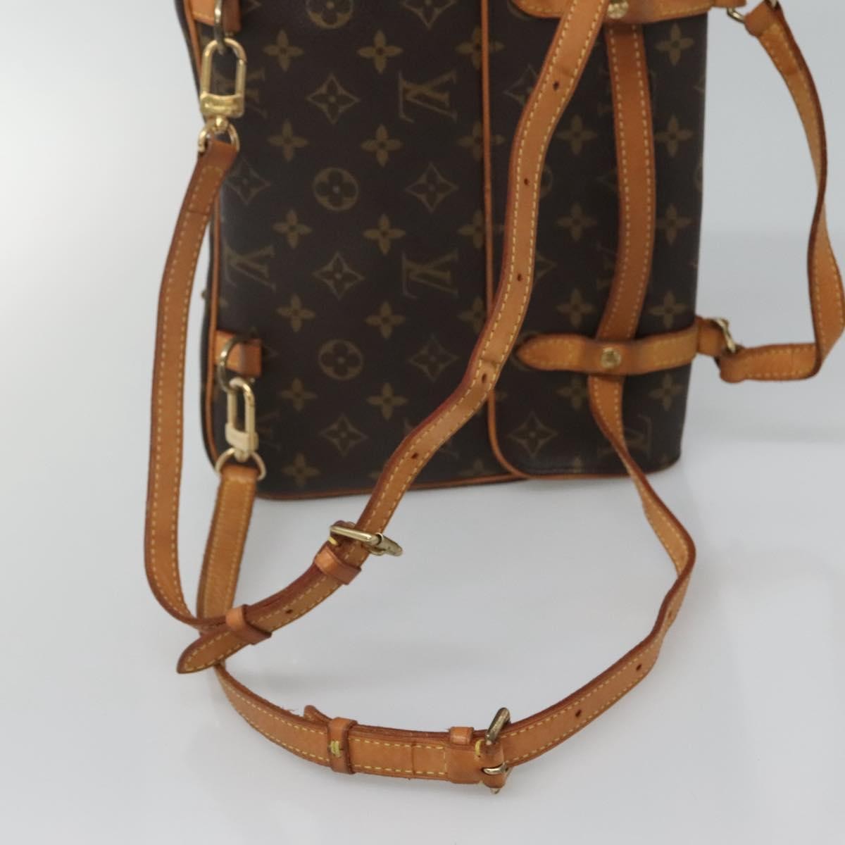 Louis Vuitton Marelle Sac A Dos Monogram Canvas Brown Canvas Backpack Bag (Pre-Owned)