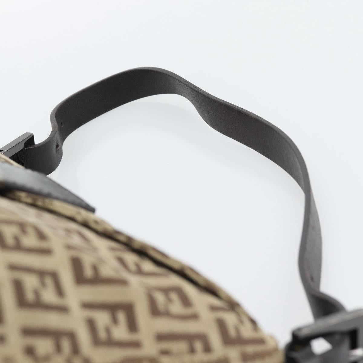 Fendi Mamma Baguette Canvas Beige Canvas Handbag (Pre-Owned)
