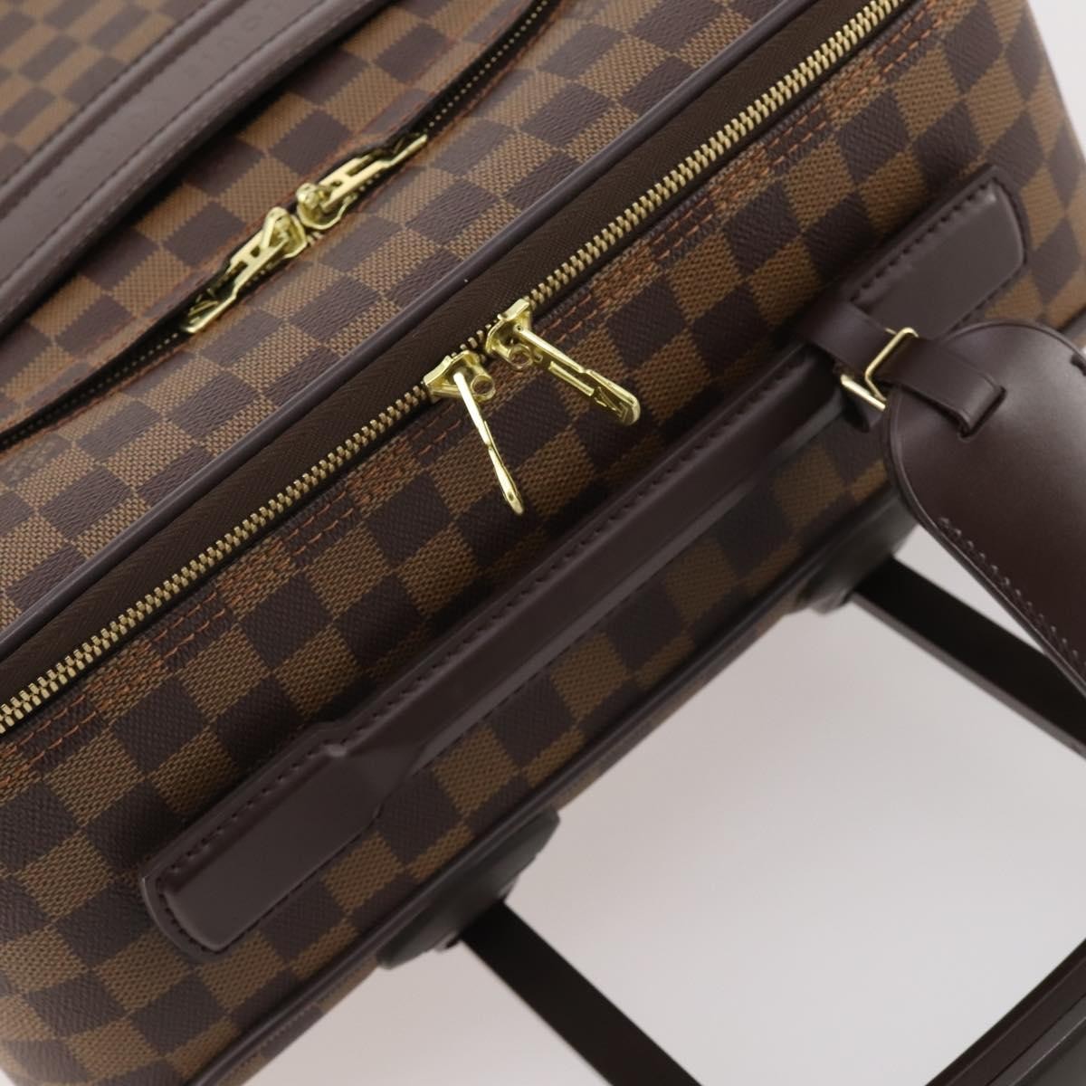 Louis Vuitton Pegase Business Luggage Damier Ebene Black Canvas Travel Bag Bag (Pre-Owned)