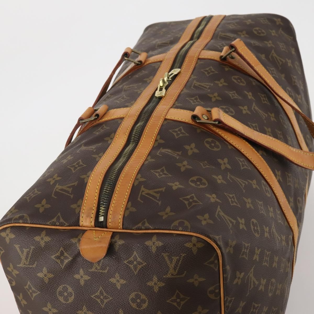 Louis Vuitton Sac Souple Monogram Brown Canvas Handbag (Pre-Owned)