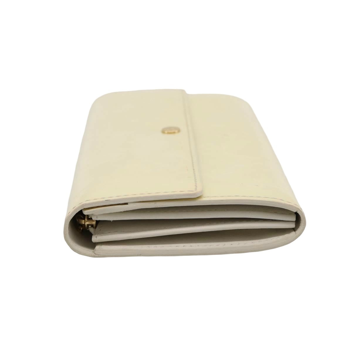 Louis Vuitton Vintage Sarah Monogram Vernis Beige Patent_Leather Wallets Accessory (Pre-Owned)