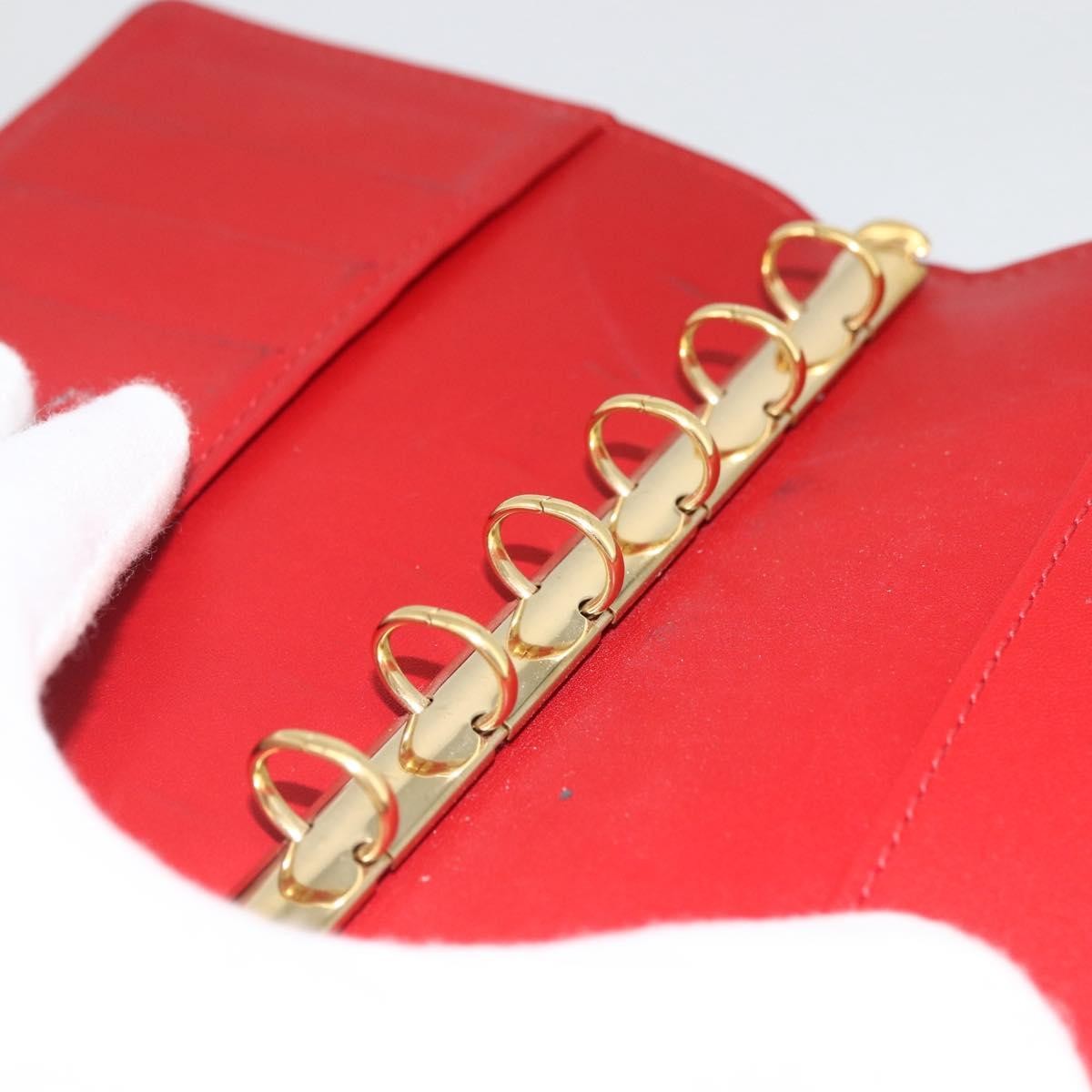 Louis Vuitton Agenda Cover Patent Leather Red Patent_Leather Clutche & Pouche Bag (Pre-Owned)