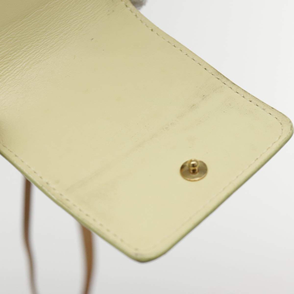 Louis Vuitton Walker Monogram Vernis Yellow Patent_Leather Clutche & Pouche Bag (Pre-Owned)