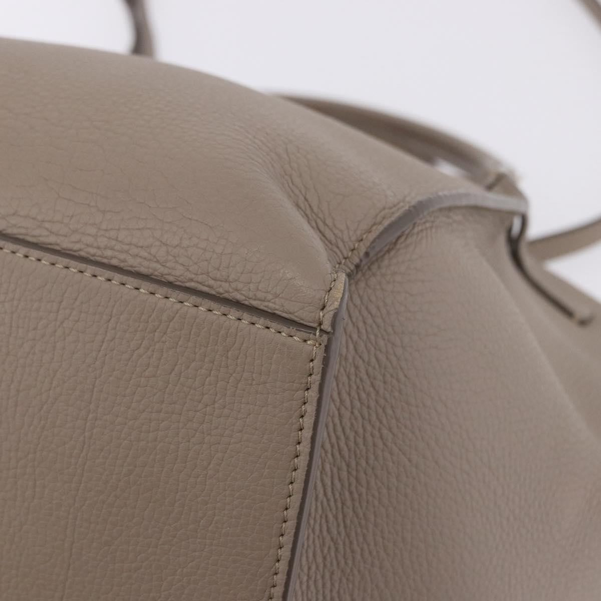 Celine Big Grained Calfskin Beige Leather Handbag (Pre-Owned)