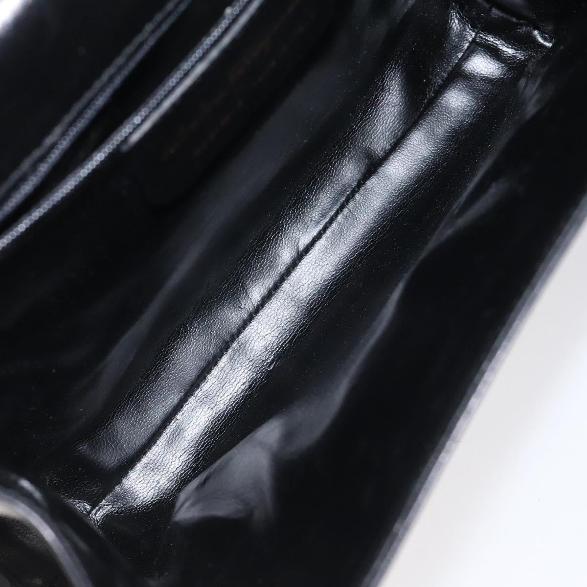 Salvatore Ferragamo Vintage Leather Black Leather Shoulder Bag Bag (Pre-Owned)
