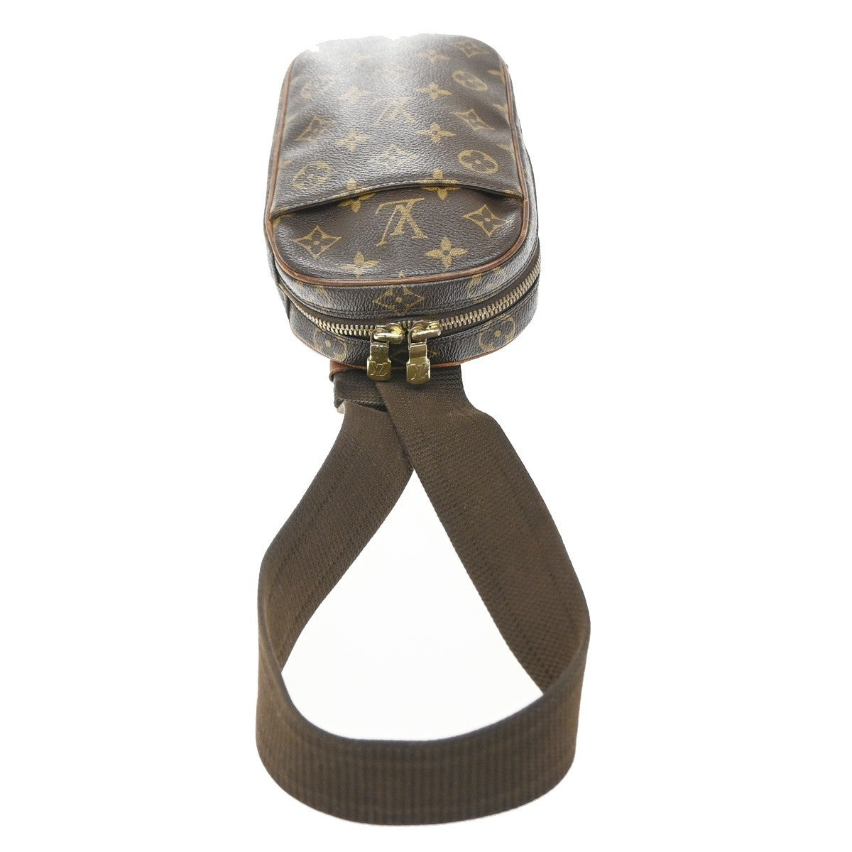Louis Vuitton Pochette Gange Monogram Canvas Brown Canvas Clutche & Pouche Bag (Pre-Owned)