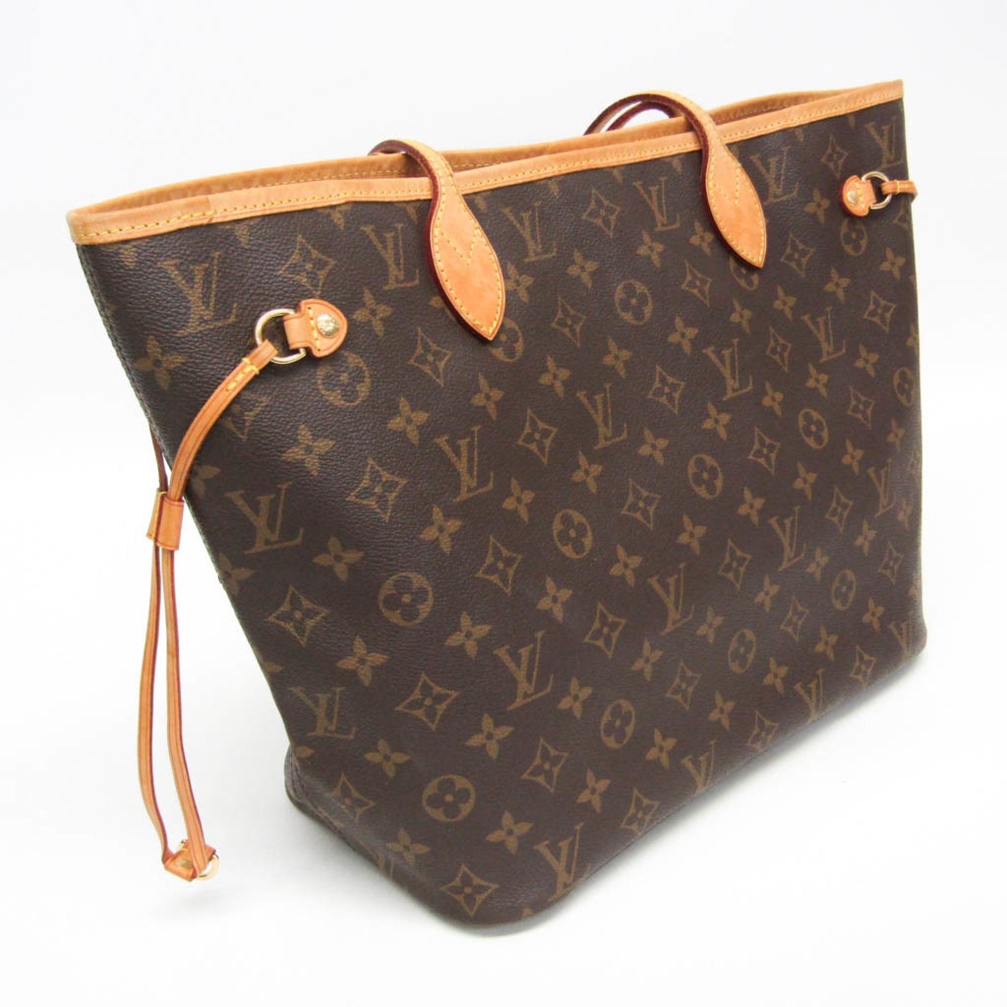 Louis Vuitton Neverfull Monogram Canvas Brown Canvas Tote Bag Bag (Pre-Owned)