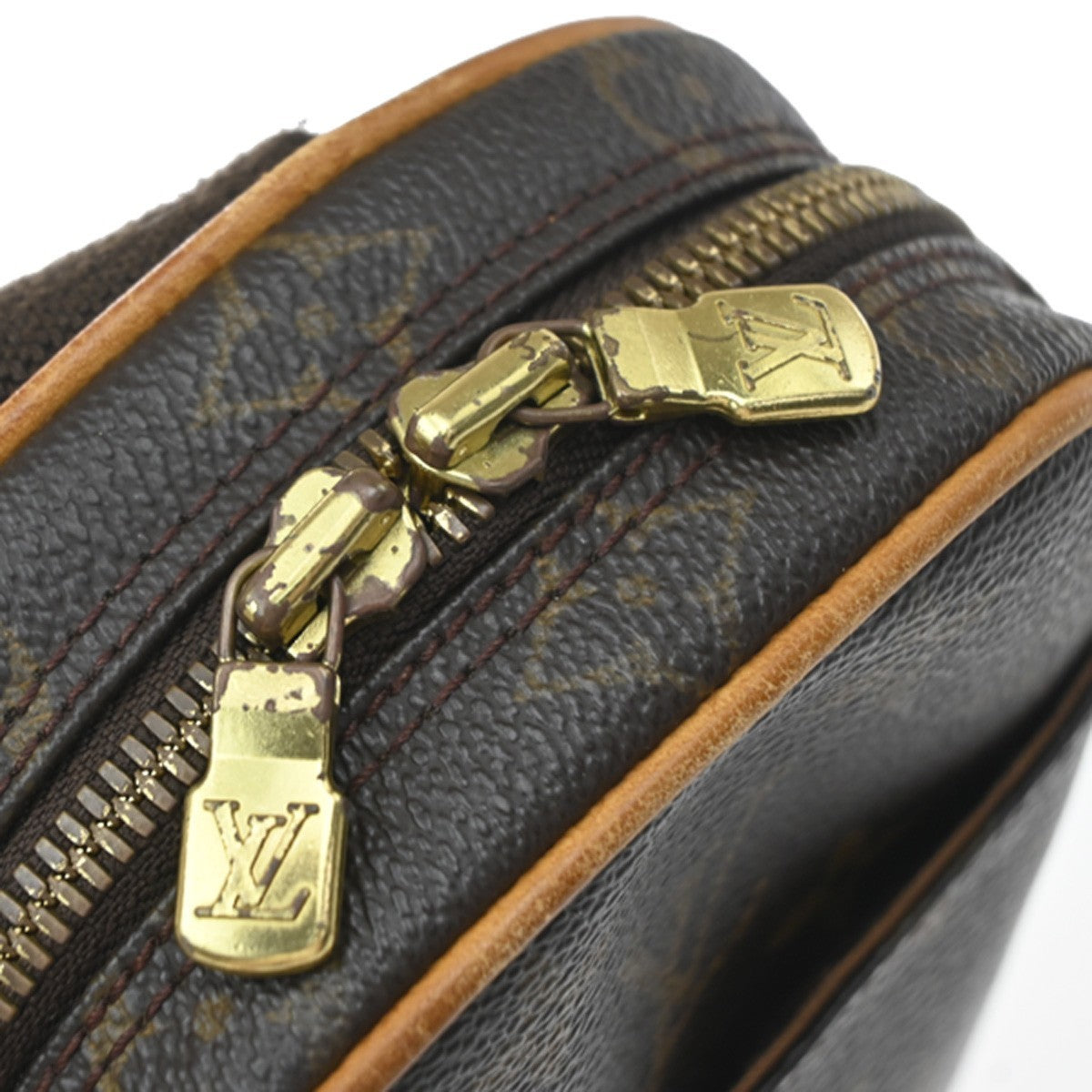 Louis Vuitton Pochette Gange Monogram Canvas Brown Canvas Clutche & Pouche Bag (Pre-Owned)