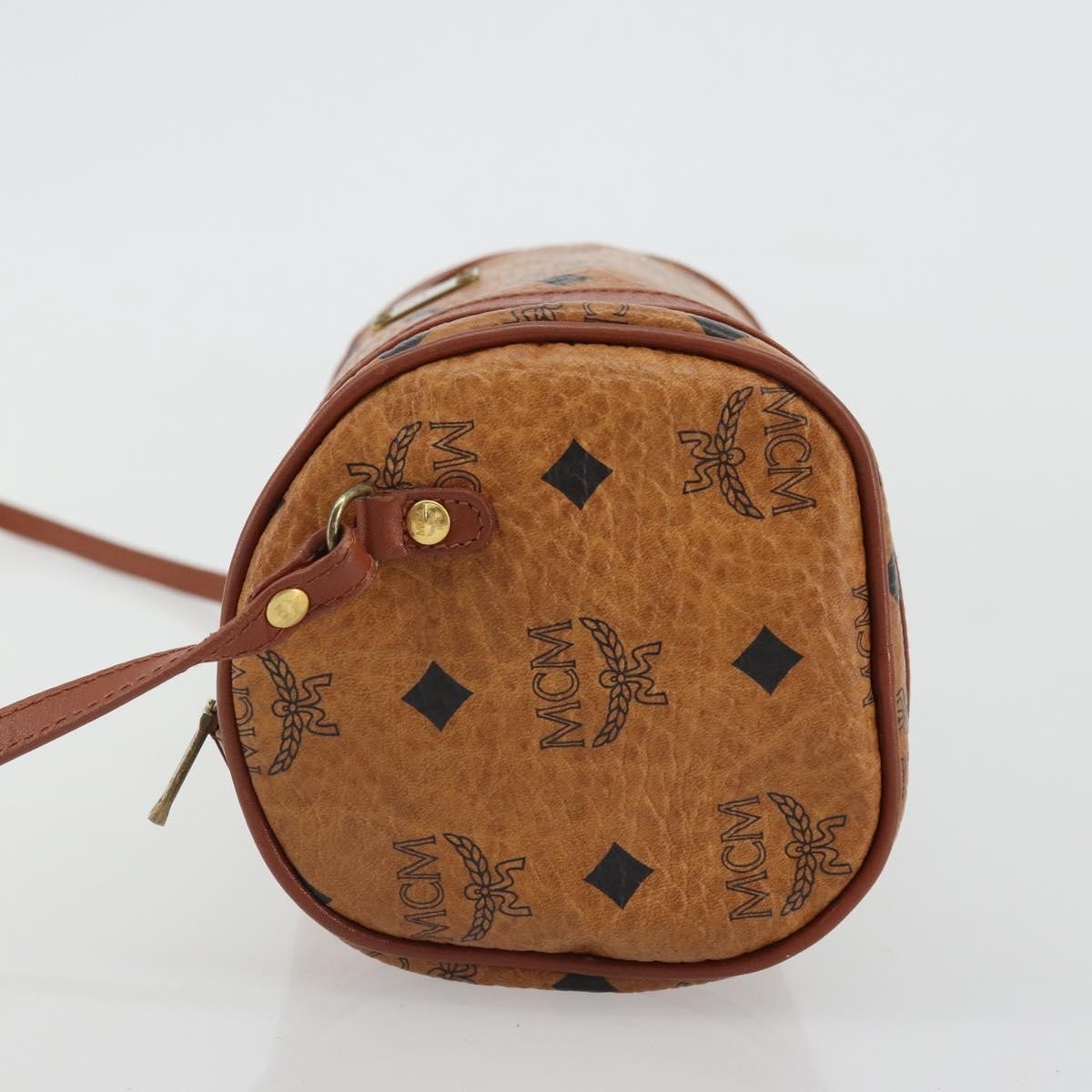 MCM Vintage Vicetos Leather Brown Leather Shoulder Bag Bag (Pre-Owned)