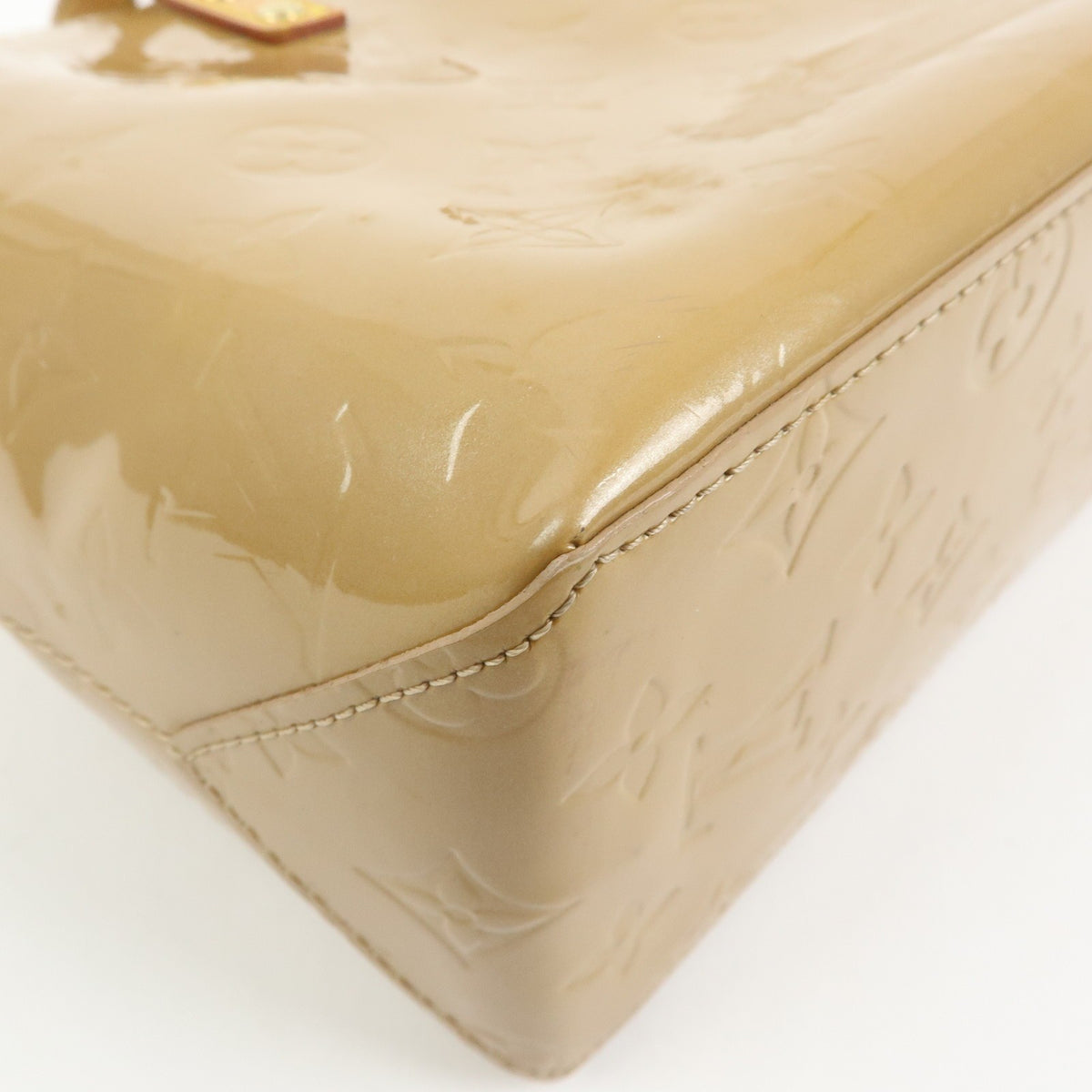 Louis Vuitton Reade Monogram Vernis Brown Patent_Leather Handbag (Pre-Owned)