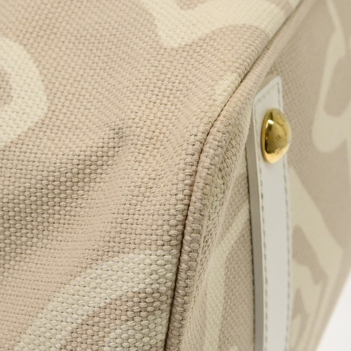 Louis Vuitton Tahitienne Cabas Canvas Beige Canvas Tote Bag Bag (Pre-Owned)