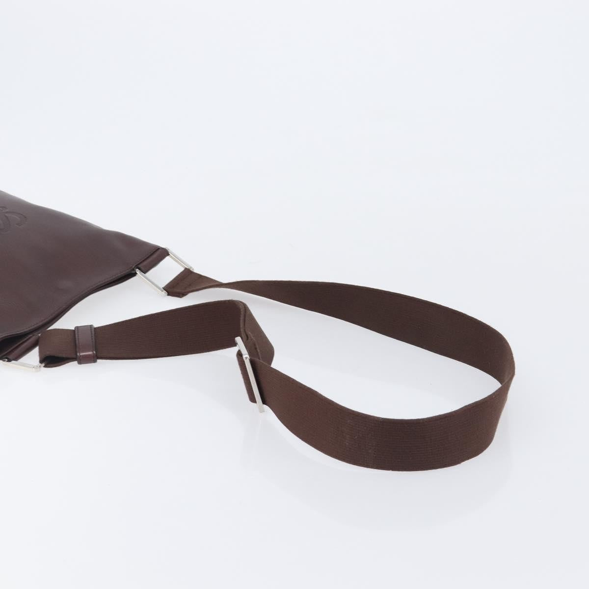 Loewe Anagram Leather Brown Leather Shoulder Bag Bag (Pre-Owned)