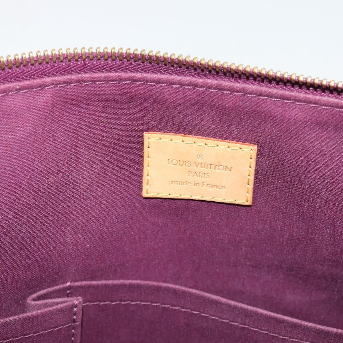 Louis Vuitton Bellevue Monogram Vernis Purple Patent_Leather Tote Bag Bag (Pre-Owned)