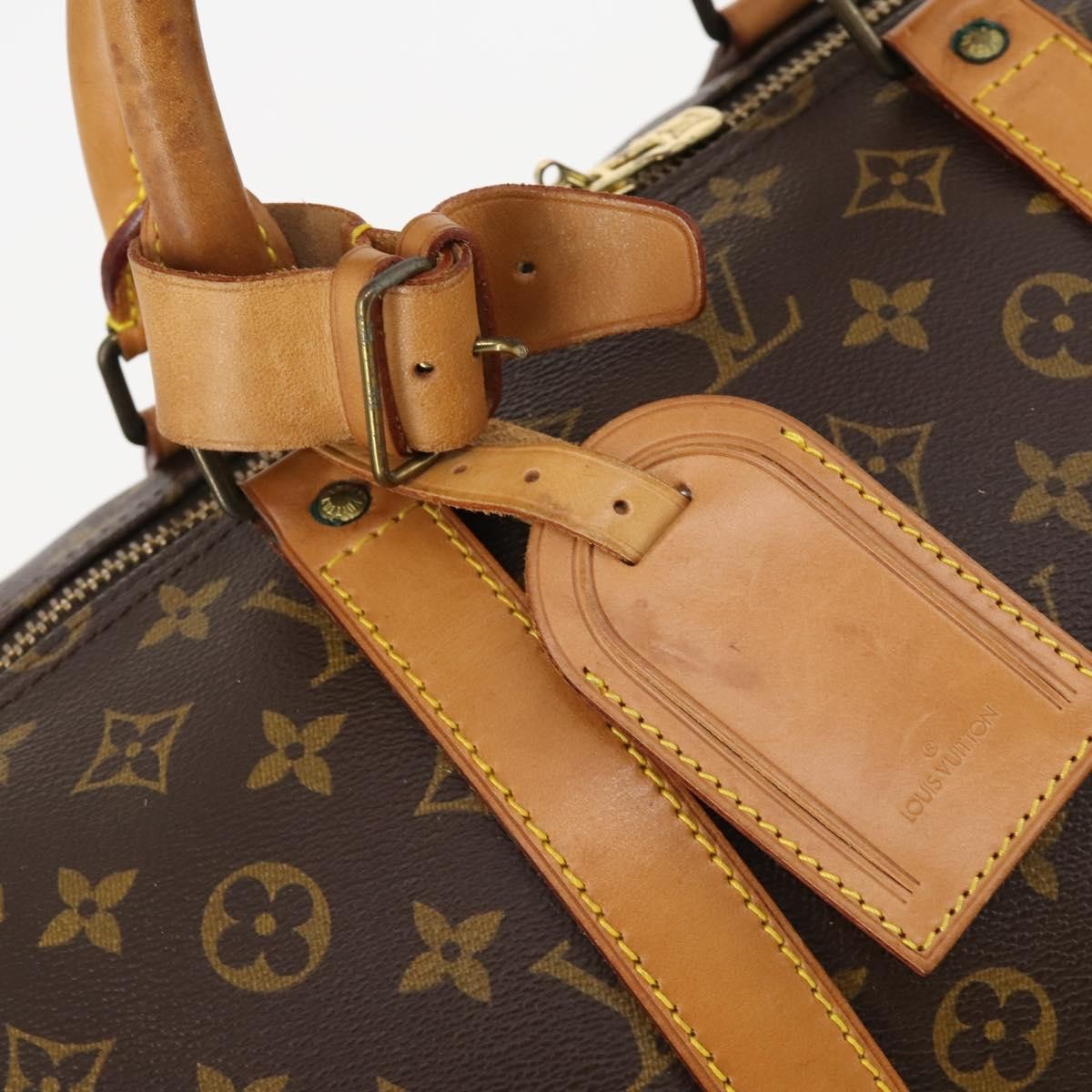 Louis Vuitton Keepall Monogram Canvas Brown Canvas Travel Bag Bag (Pre-Owned)