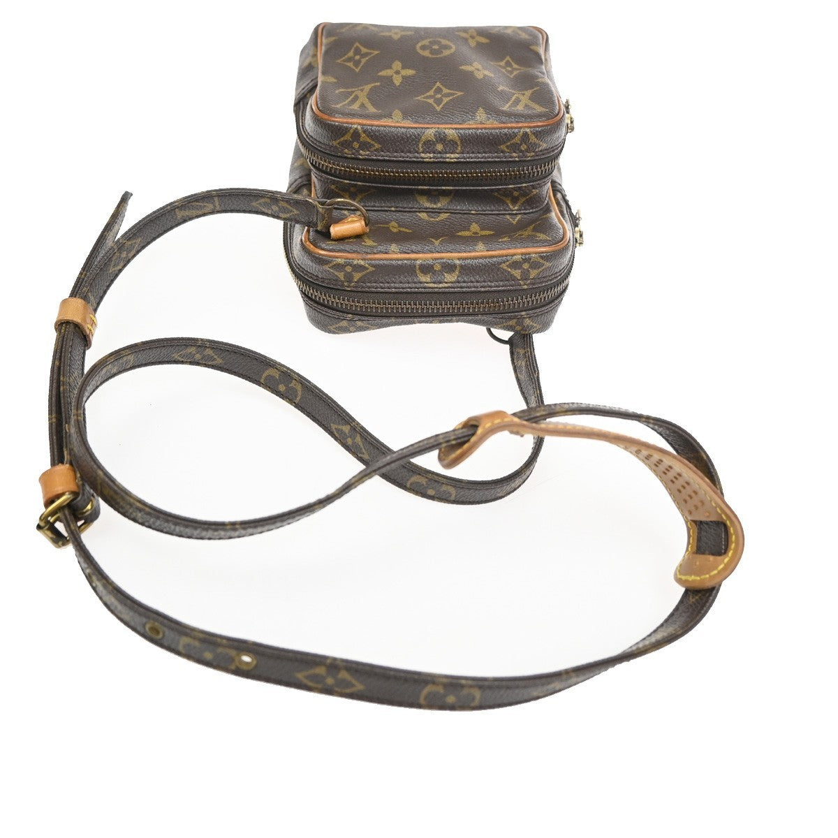 Louis Vuitton Amazone Monogram Canvas Brown Canvas Shoulder Bag Bag (Pre-Owned)