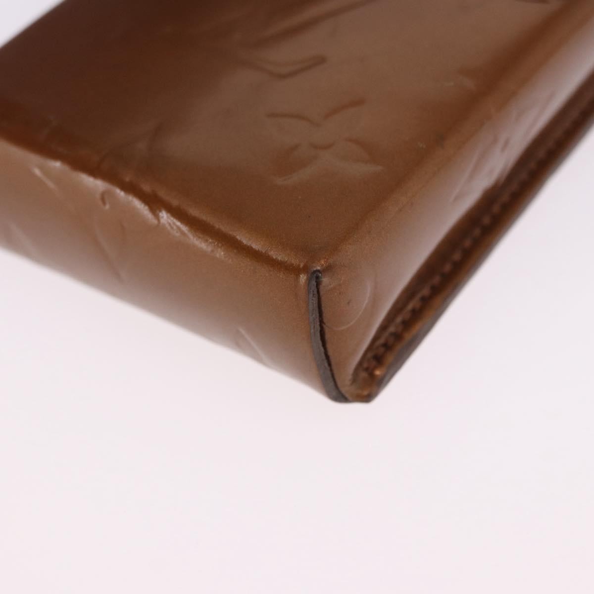 Louis Vuitton Walker Monogram Vernis Brown Patent_Leather Wallets Accessory (Pre-Owned)