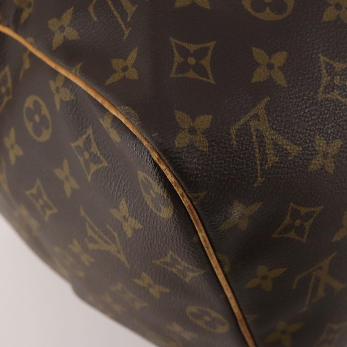 Louis Vuitton Sac Souple Monogram Canvas Brown Canvas Travel Bag Bag (Pre-Owned)