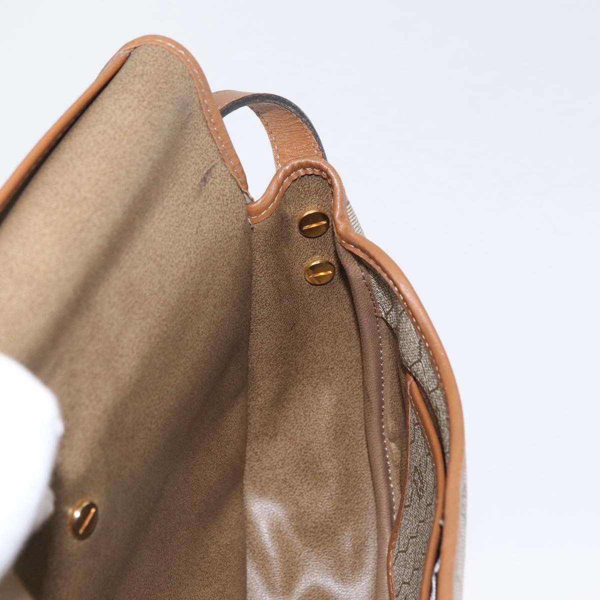 Christian Dior Vintage Honeycomb Canvas And Leather Beige Canvas Shoulder Bag Bag (Pre-Owned)