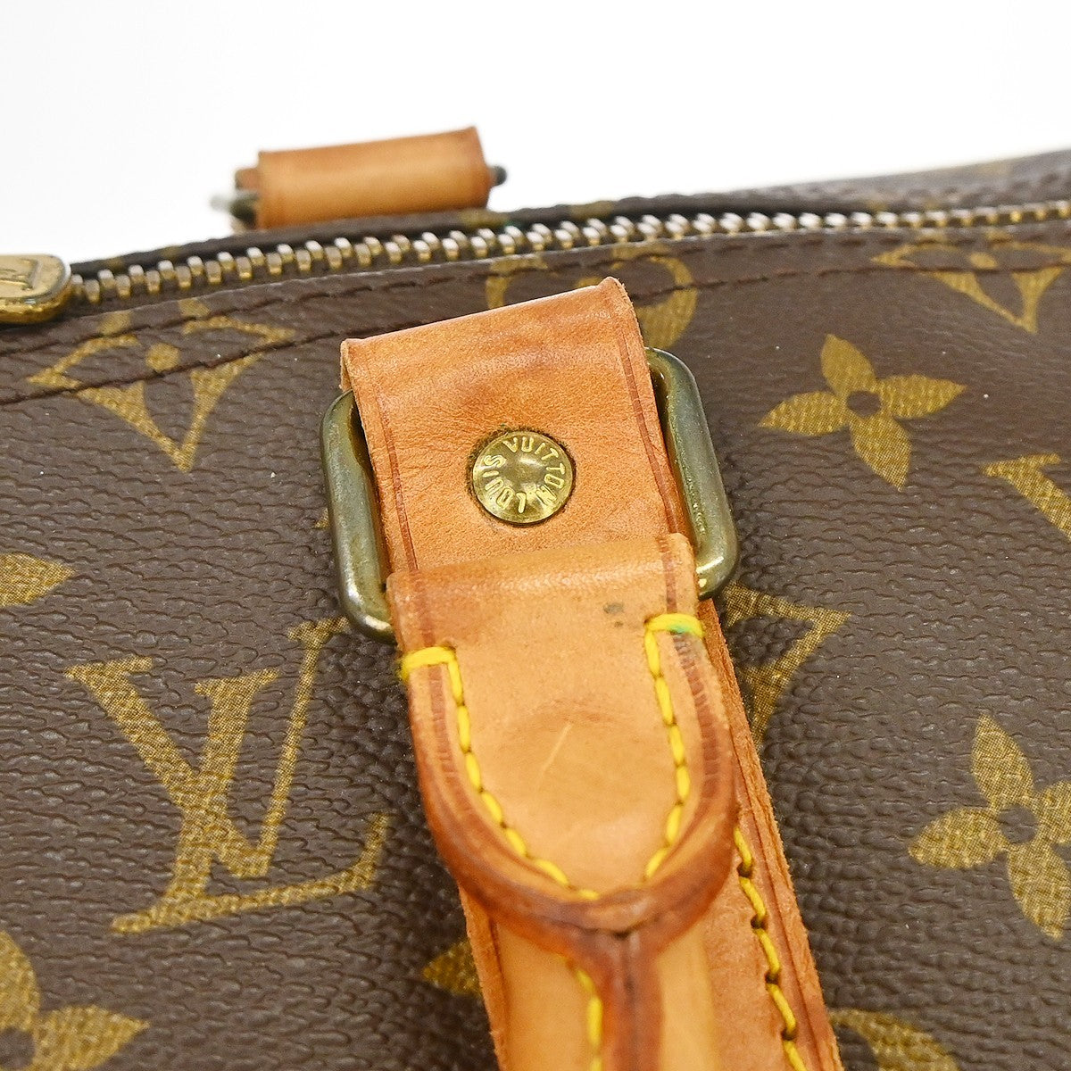 Louis Vuitton Keepall Monogram Canvas Brown Canvas Travel Bag Bag (Pre-Owned)
