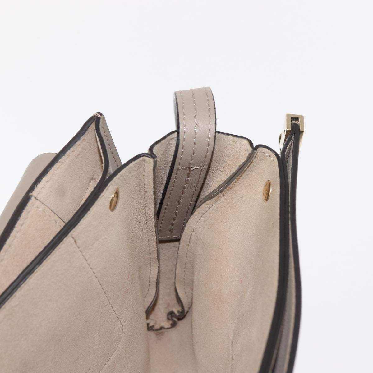 Chloe Faye Leather And Suede Beige Suede Bag (Pre-Owned)