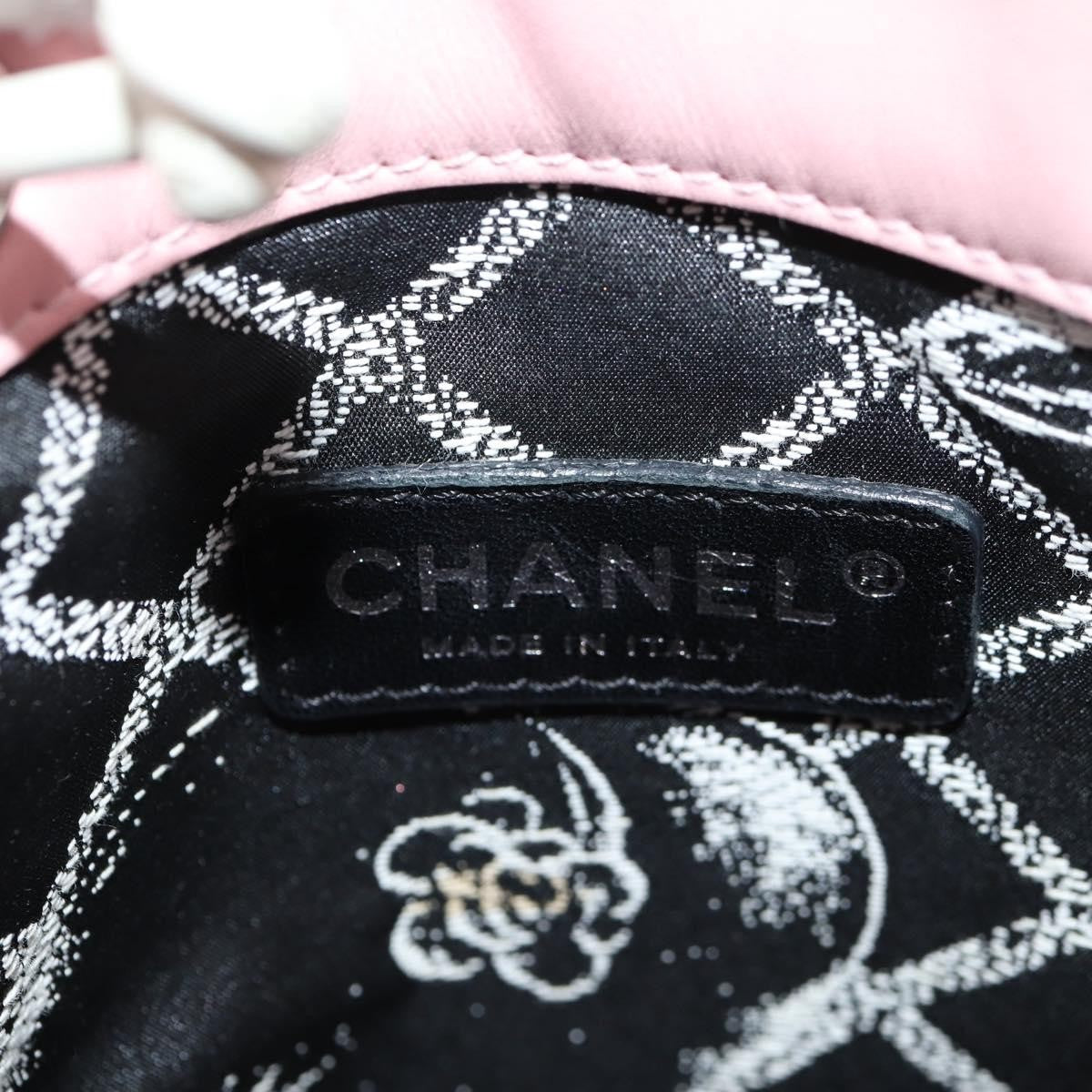 Chanel Essential Shopping Tote Leather Pink Leather Bag (Pre-Owned)