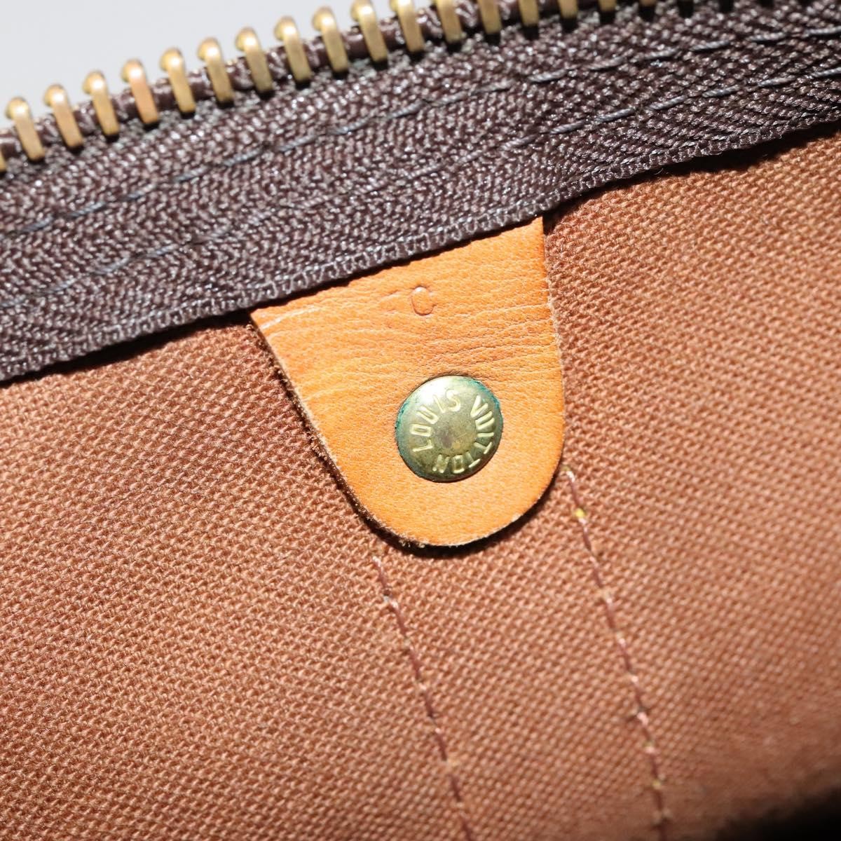 Louis Vuitton Keepall Monogram Canvas Brown Canvas Travel Bag Bag (Pre-Owned)