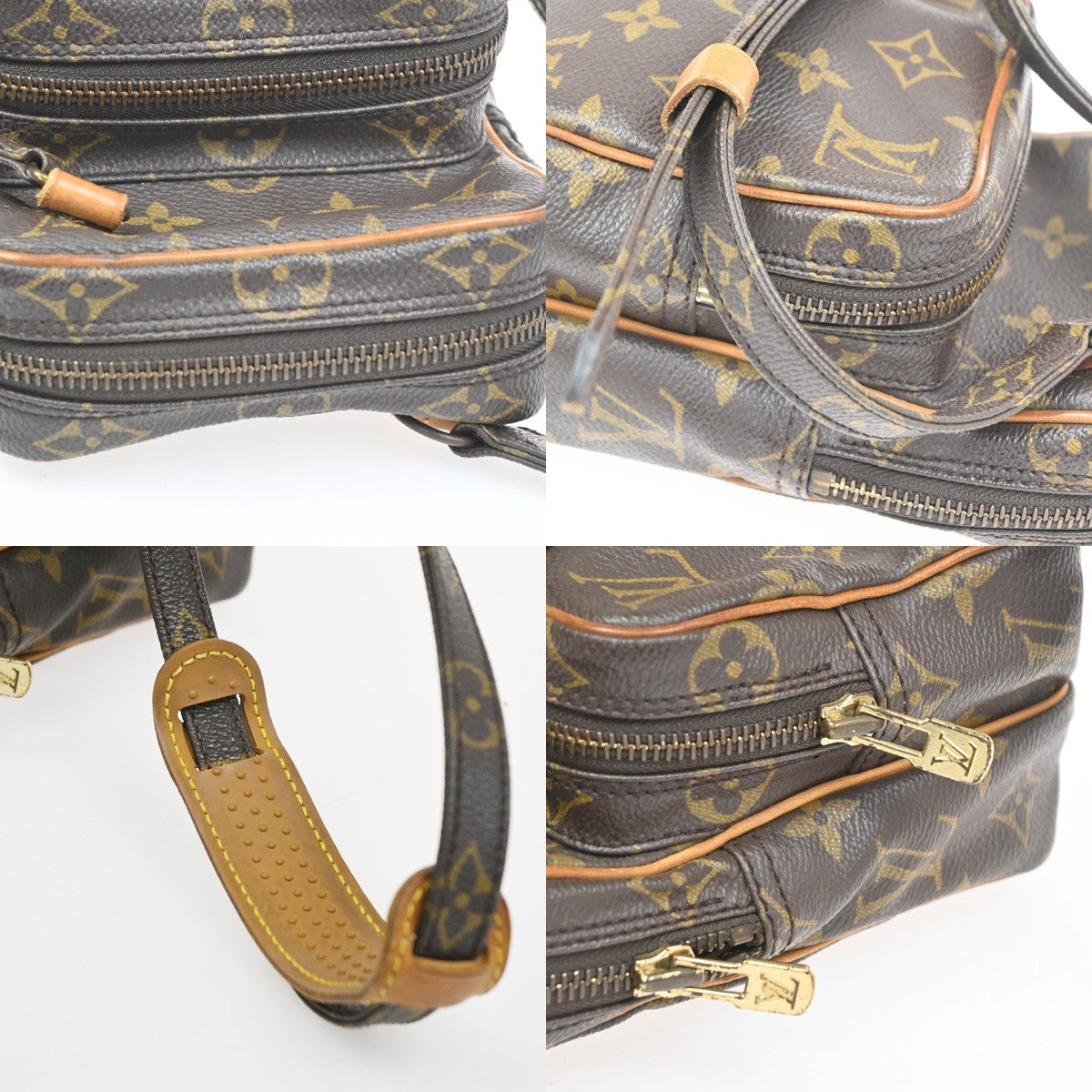 Louis Vuitton Amazone Monogram Canvas Brown Canvas Shoulder Bag Bag (Pre-Owned)