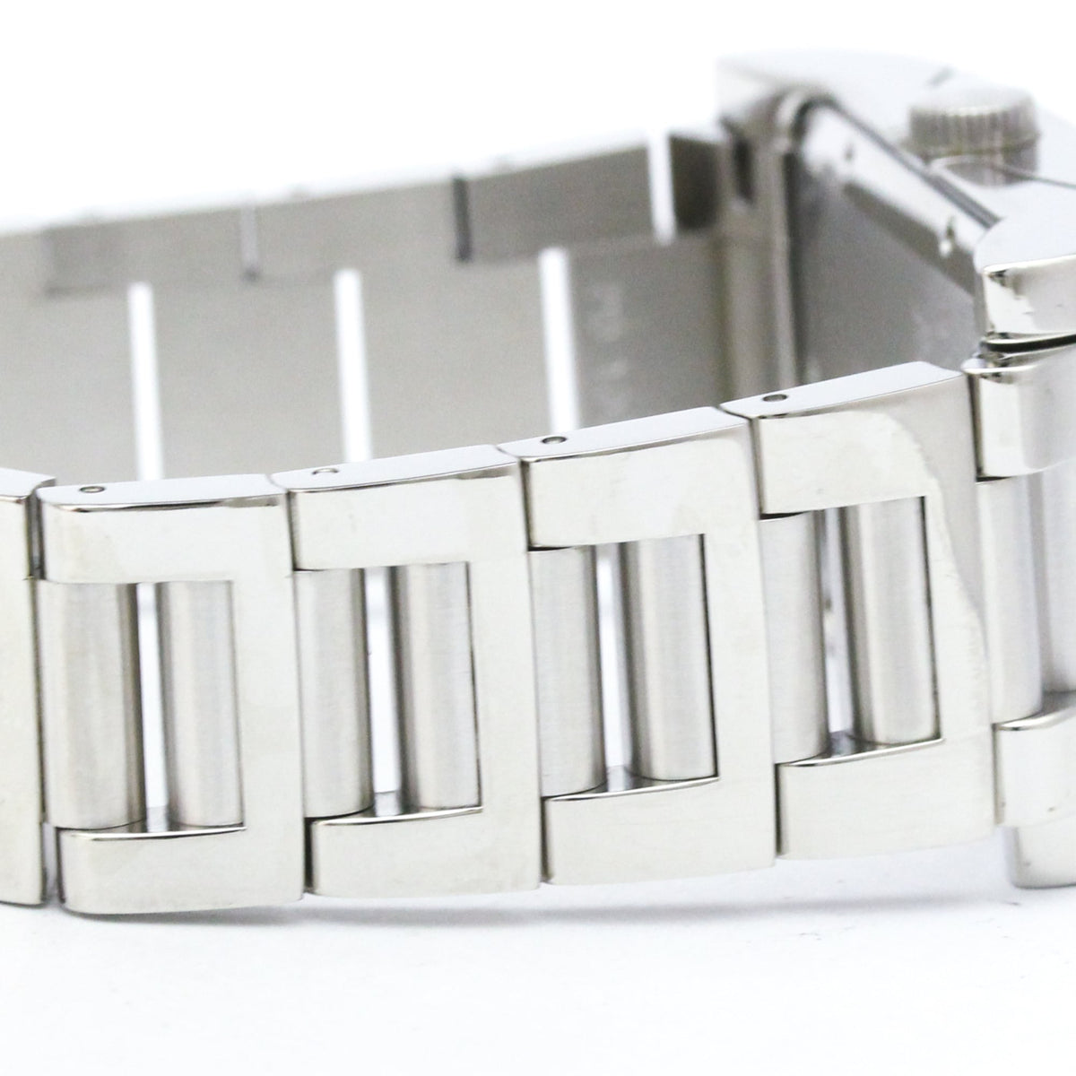 Bvlgari Rettangolo Automatic Stainless Steel Watch (Pre-Owned)