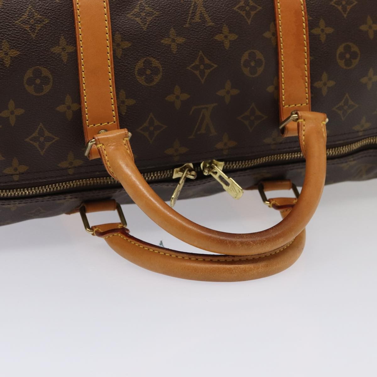 Louis Vuitton Keepall Monogram Canvas Brown Canvas Travel Bag Bag (Pre-Owned)
