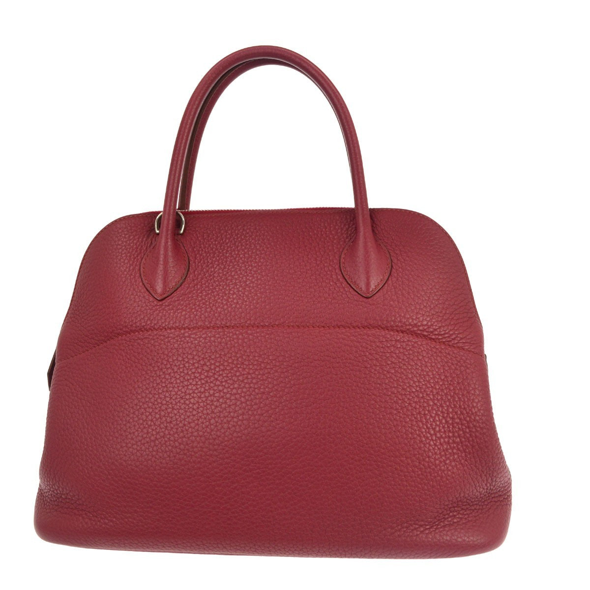 Hermes Bolide Clemence Red Leather Handbag (Pre-Owned)