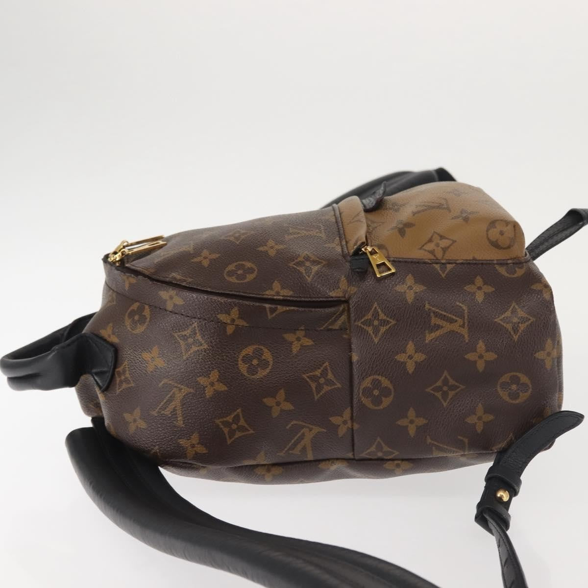 Louis Vuitton Palm Springs Reverse Monogram Canvas Brown Canvas Backpack Bag (Pre-Owned)