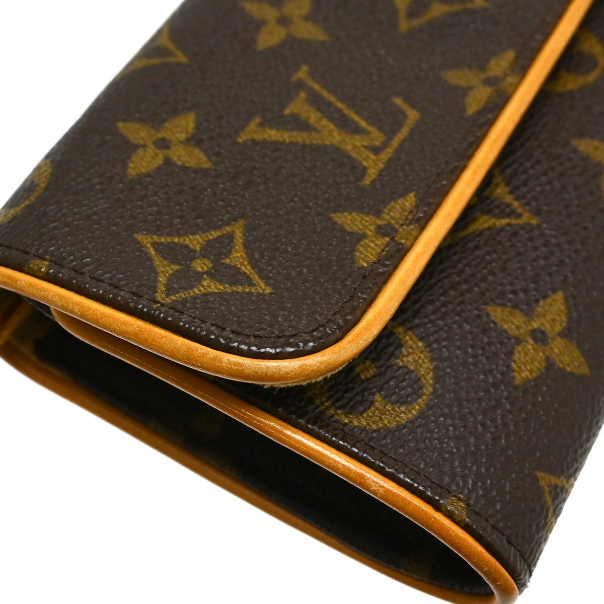 Louis Vuitton Twin Monogram Canvas Brown Canvas Clutche & Pouche Bag (Pre-Owned)