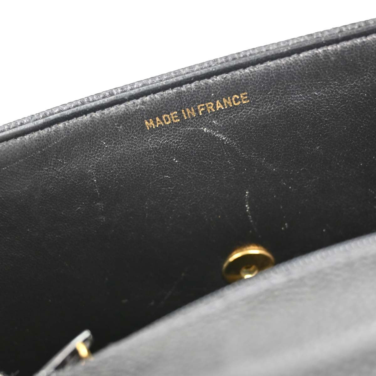 Chanel Vintage Top Handle Vertical Quilt Caviar Black Leather Handbag (Pre-Owned)
