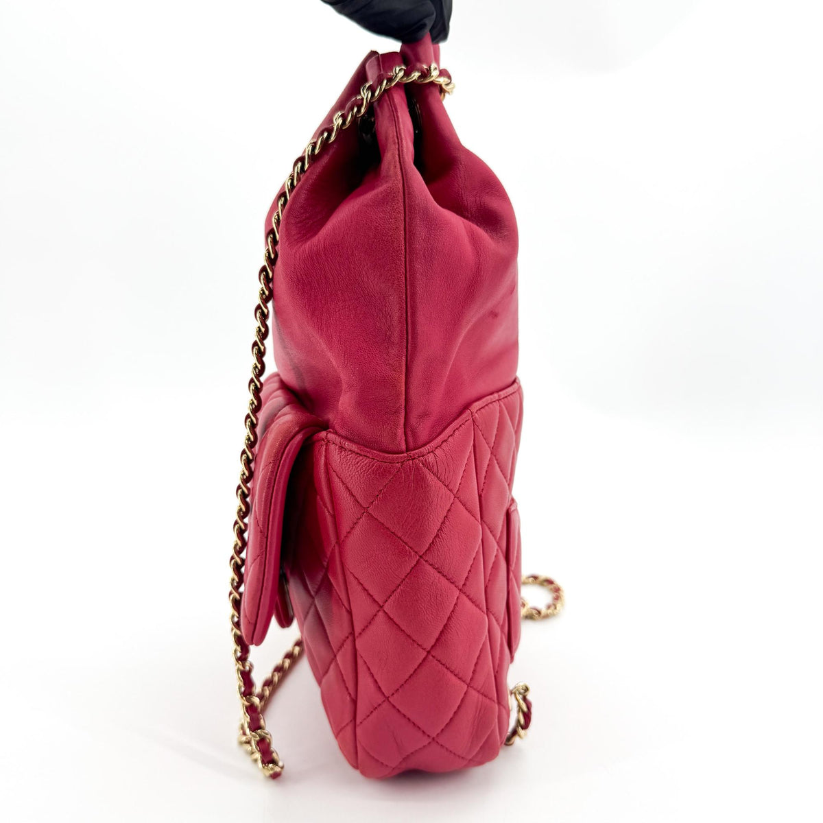 Chanel Backpack In Seoul Lambskin Pink Leather Backpack Bag (Pre-Owned)