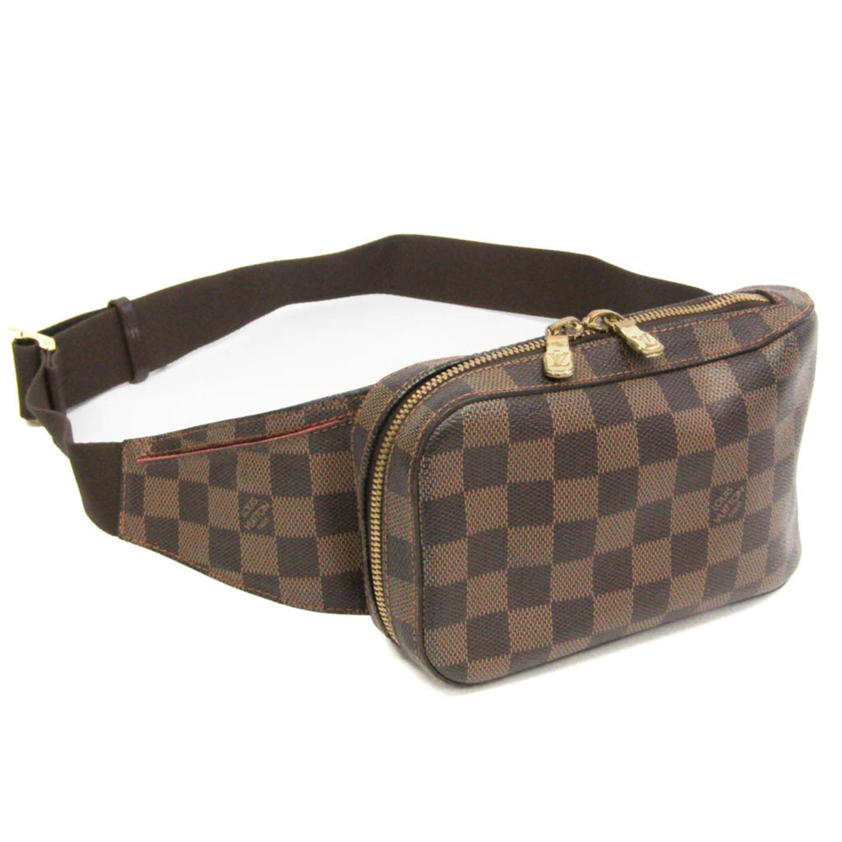 Louis Vuitton Geronimos Waist Damier Ebene Brown Canvas Shoulder Bag Bag (Pre-Owned)