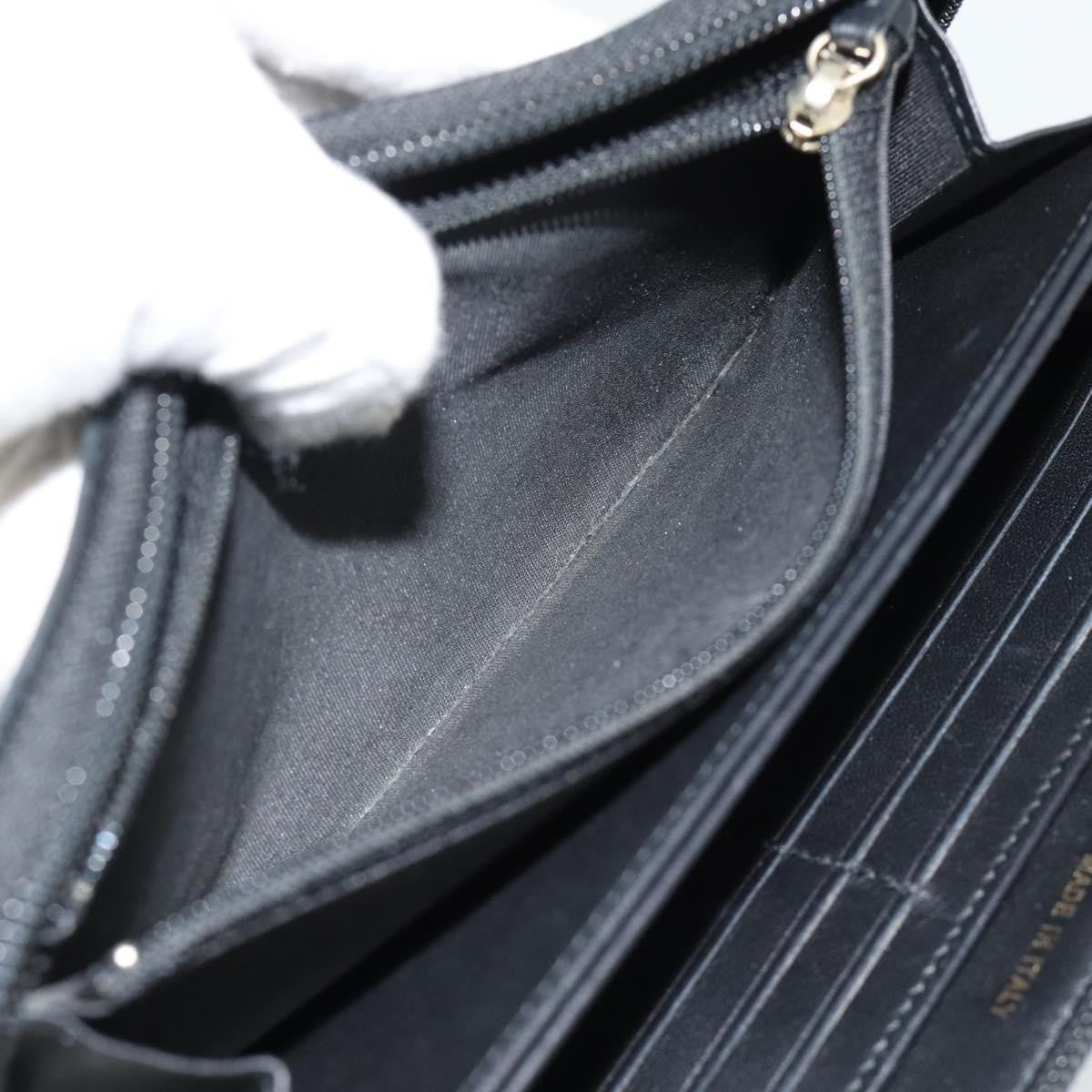 Chanel Boy Zip Around Organizer Quilted Lambskin Black Leather Wallets Accessory (Pre-Owned)