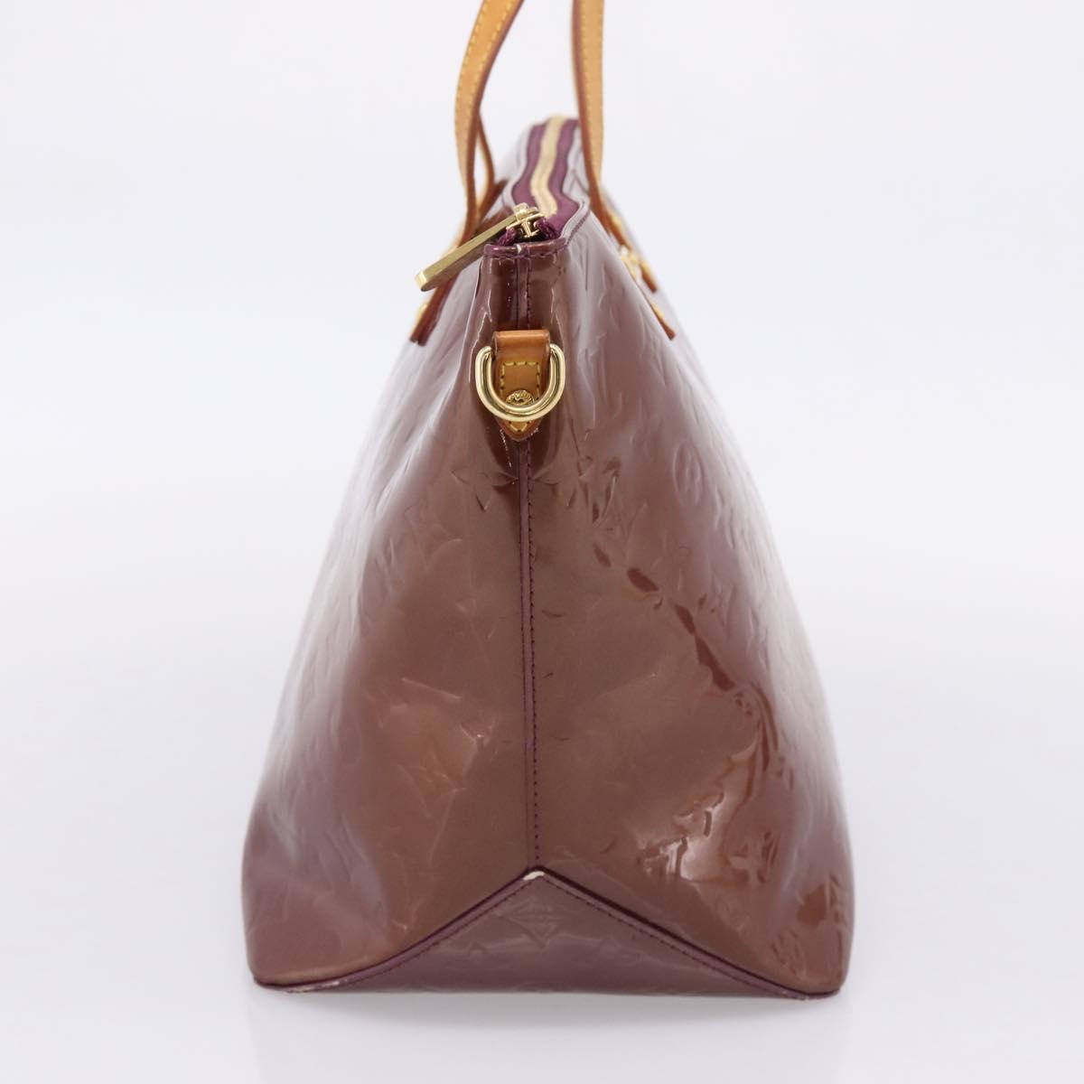 Louis Vuitton Bellevue Monogram Vernis Purple Patent_Leather Handbag (Pre-Owned)