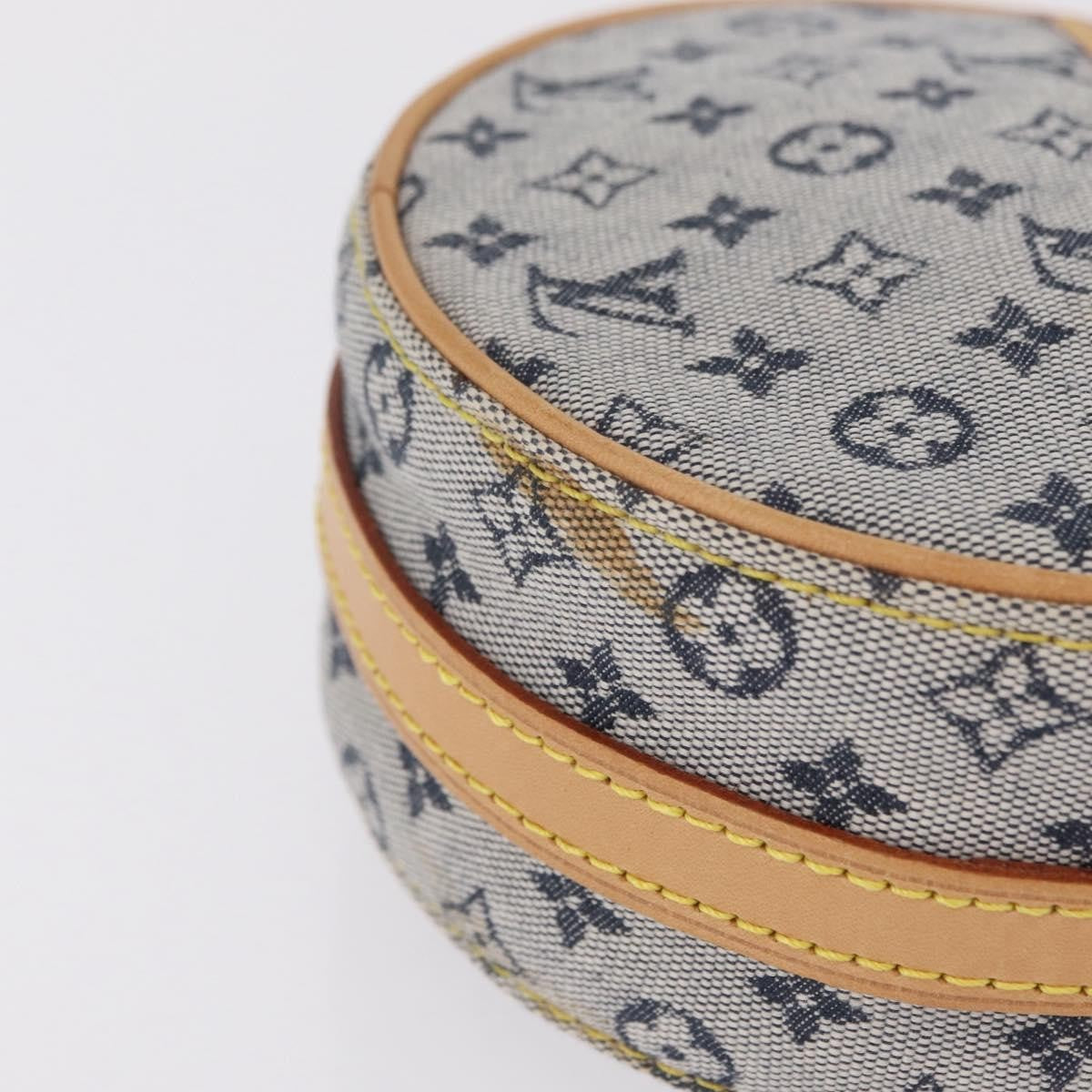 Louis Vuitton Jeanne Mini Lin Blue Canvas Crossbody Bag Bag (Pre-Owned)