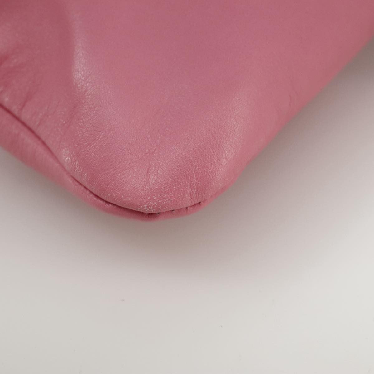 Valentino Garavani Pochette Leather Pink Leather Clutche & Pouche Bag (Pre-Owned)